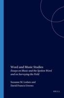 Word and Music Studies