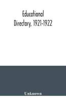 Educational Directory, 1921-1922