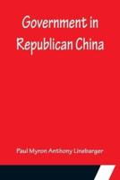 Government in Republican China