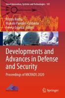 Developments and Advances in Defense and Security : Proceedings of MICRADS 2020