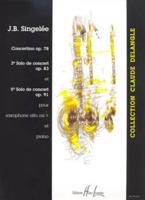Solos De Concert Op.78 (Alto Saxophone and Piano)