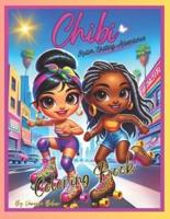 Chibi Roller Skating Adventures Coloring Book