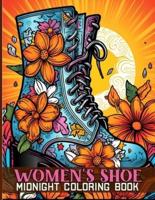 Women's Shoe Midnight Coloring Book