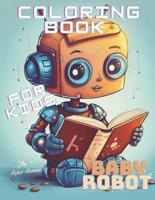 Coloring Book for Children "Baby Robot"