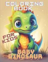 Coloring Book for Children. "Baby Dinosaur"