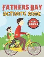 Fathers Day Activity Book For Kids 4-8