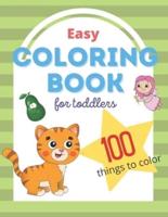 Easy Coloring Book For Toddlers
