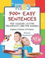 700+ Easy Sentences Per Leggere Lettori Principianti Libri Per Bambini Inglese Italiano Afrikaans Metodo Montessori