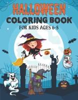 Halloween Coloring Book for Kids Ages 6-8