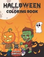 Halloween Coloring Book for Kids Ages 6-9