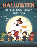 Halloween Coloring Book for Kids Ages 6-10