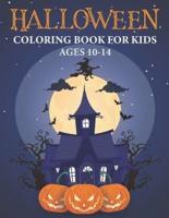 Halloween Coloring Book for Kids Ages 10-14