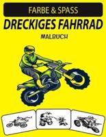 Dreckiges Fahrrad Malbuch