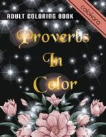 Proverbs In Color Adult Coloring Book
