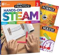 180 Days Steam, Science, & Math Grade 3: 3-Book Set