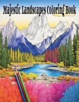 Majestic Landscapes Coloring Book