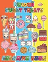 Kawaii Sweet Treats Coloring Book