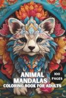 Beautiful Animal Mandalas Coloring Book for Adults