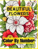 Beautiful Flowers Color By Number