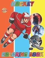 Ice Hockey Coloring Book for Fan Teen Men Women Kid