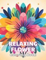 Relaxing Flower Coloring Book For Adult