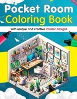 Pocket Room Coloring Book, Tiny Interior Designs