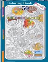 Coloring Book Meals +50 Coloring Pages