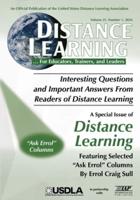 Distance Learning Volume 21, Number 1, 2024