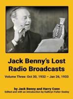 Jack Benny's Lost Radio Broadcasts - Volume Three (Hardback)