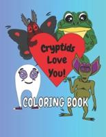 Cryptids Love You Coloring Book