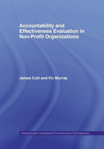 Accountability and Effectiveness Evaluation in Non-Profit Organizations