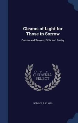 Gleams of Light for Those in Sorrow