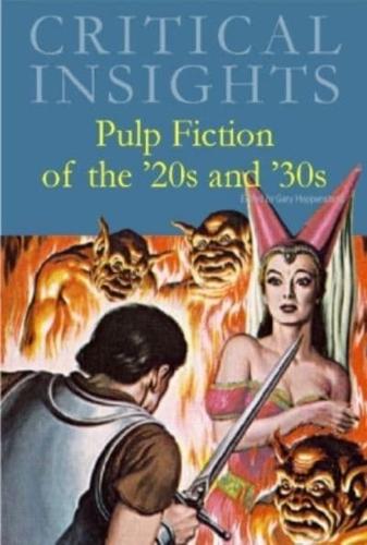 Pulp Fiction of the 1920S and 1930S