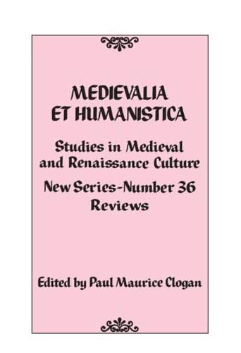 Medievalia Et Humanistica, No. 36
