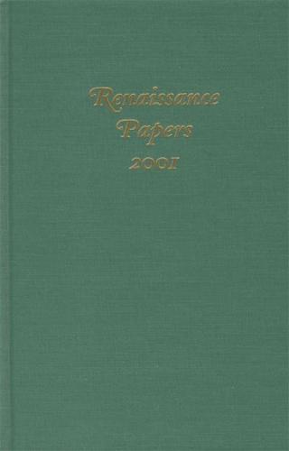 Renaissance Papers 2001