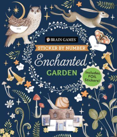 Brain Games - Sticker by Number: Enchanted Garden