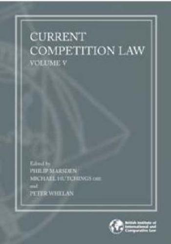 Current Competition Law