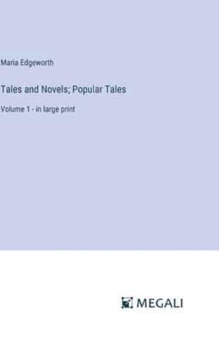 Tales and Novels; Popular Tales
